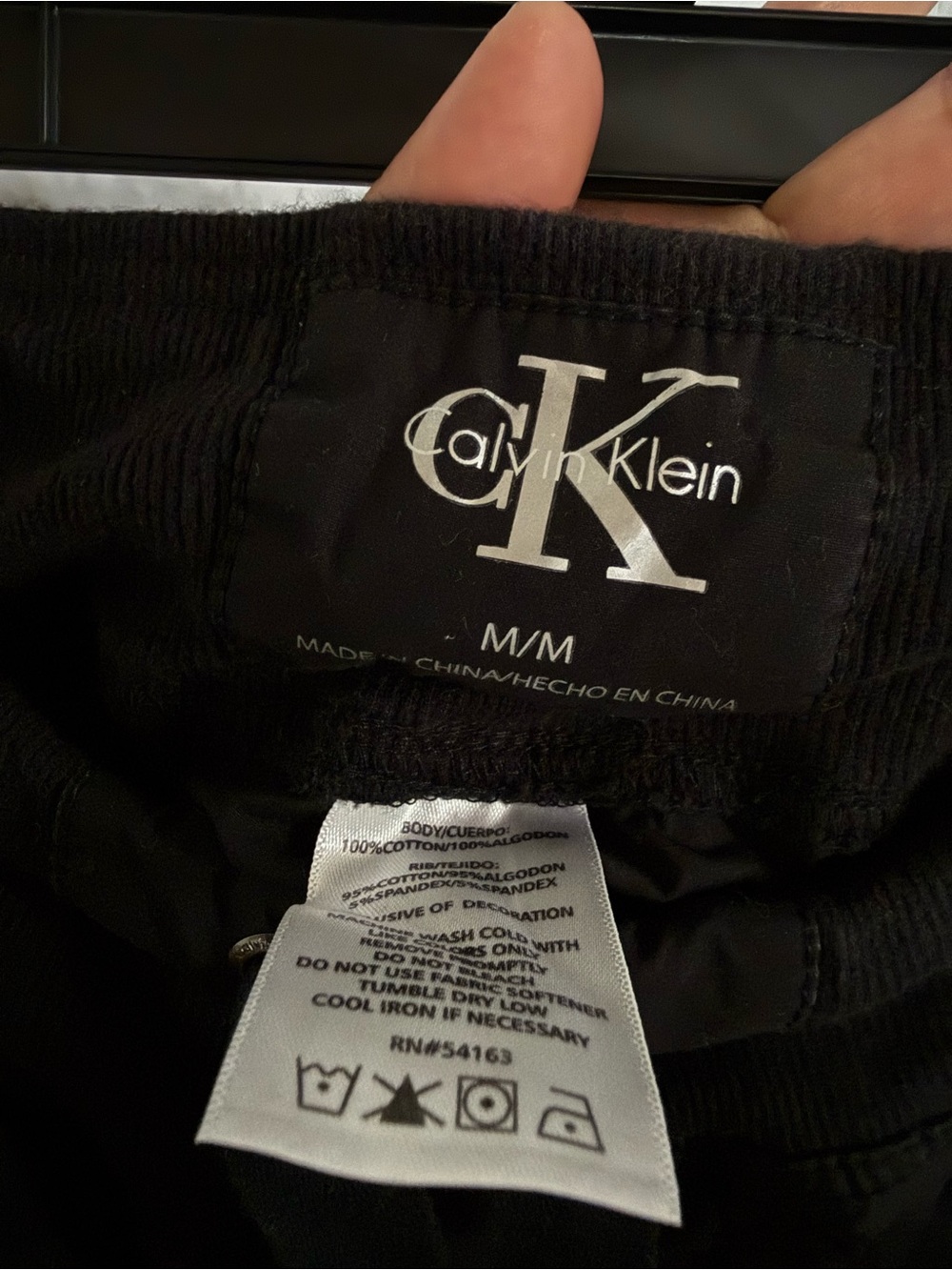 Calvin Klein Black Cargo Joggers with Drawstring - Picture 4 of 4